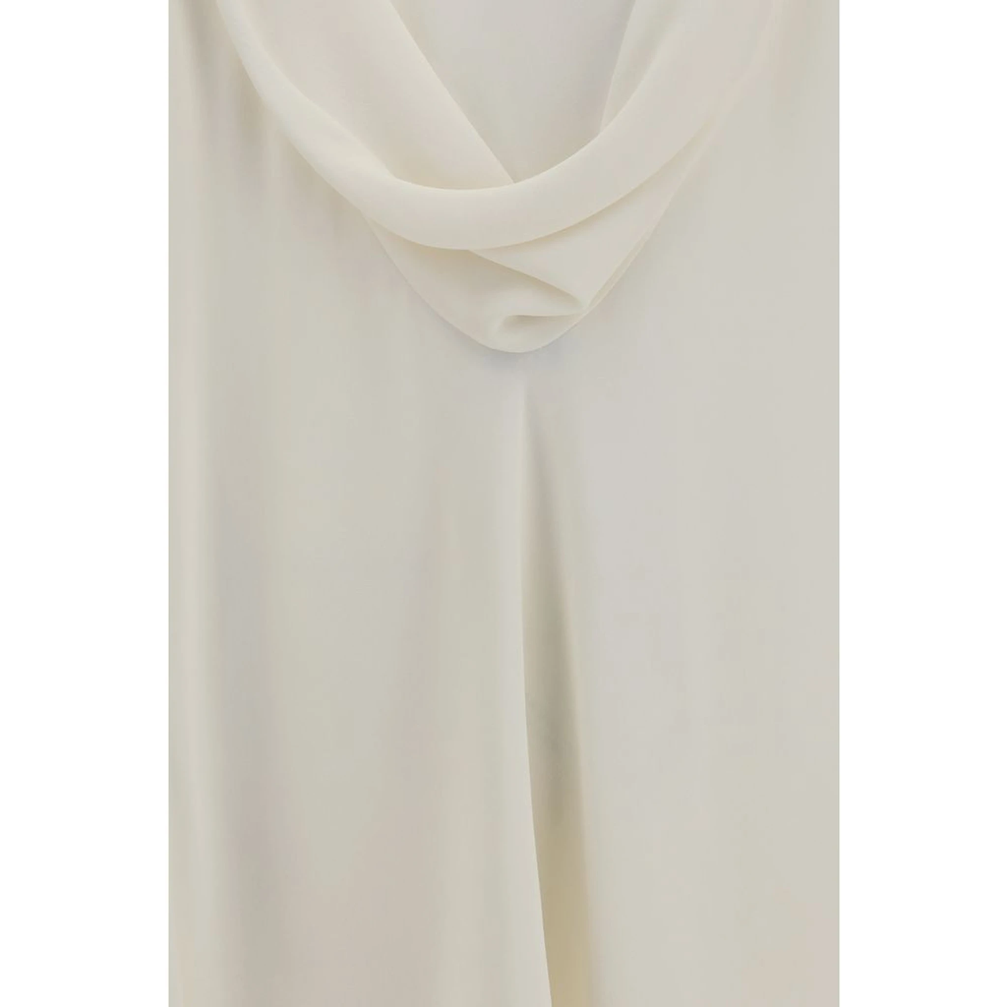 Beige Silk Blouse