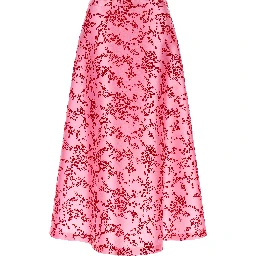 Multicolor Polyester Mini Skirt