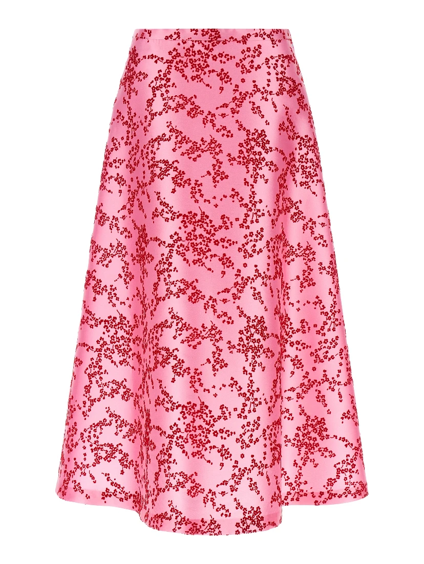 Multicolor Polyester Mini Skirt