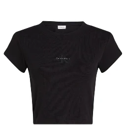 Black Cotton T-Shirt