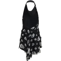 Black Silk Scarf