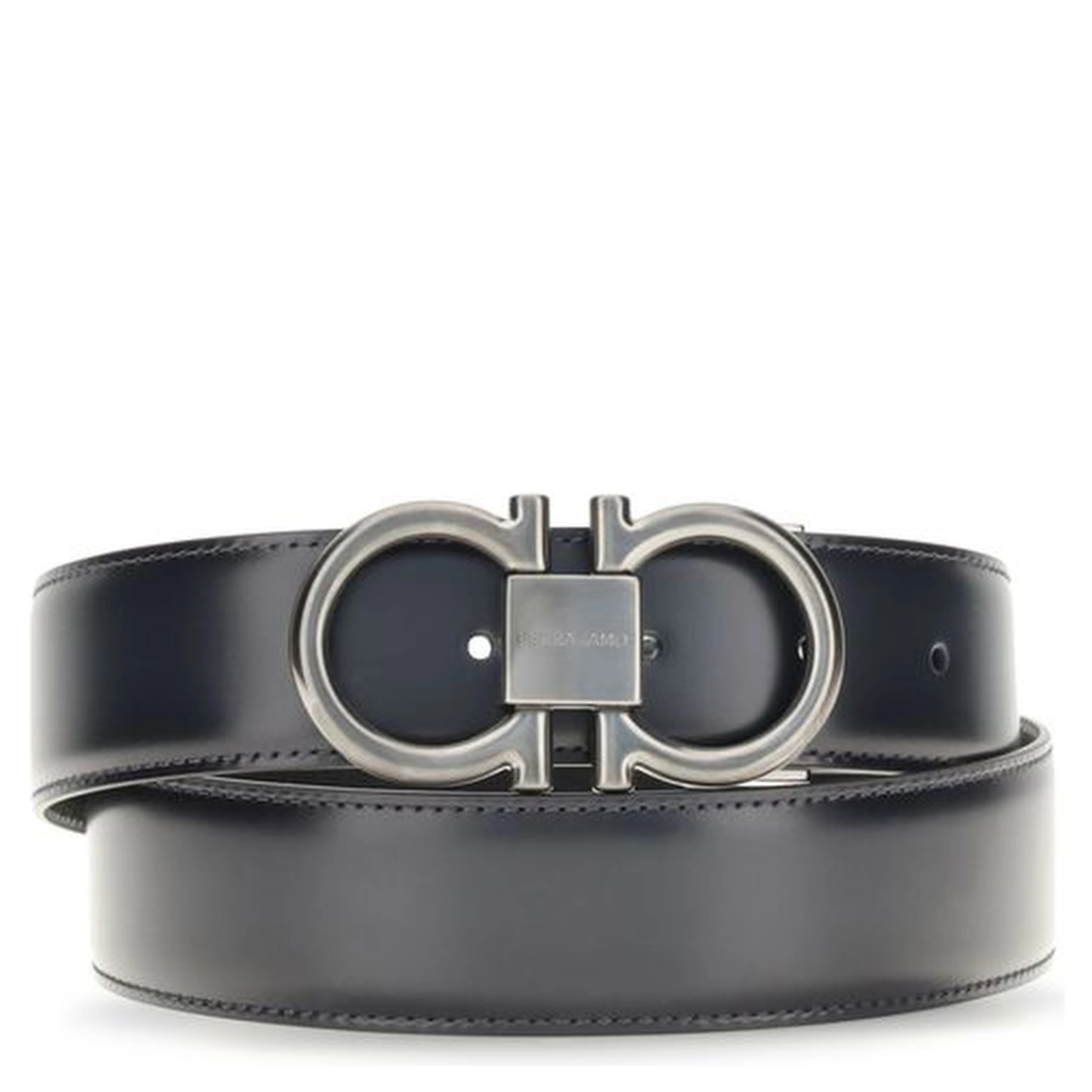 Blue Calf Leather Bos Taurus Regular Belt