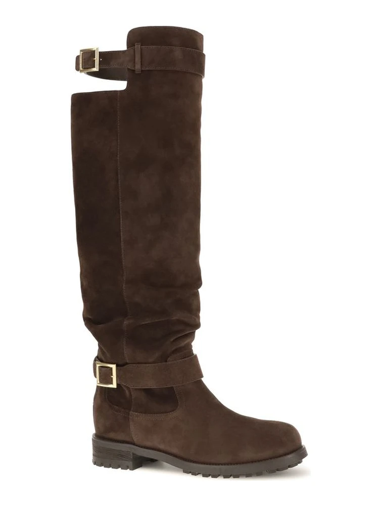 Brown Calf Leather Bos Taurus Over The Knee alternative