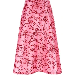 Multicolor Polyester Mini Skirt