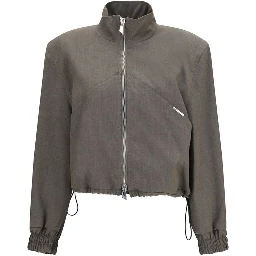 Brown Wool Oves Aries Bomber