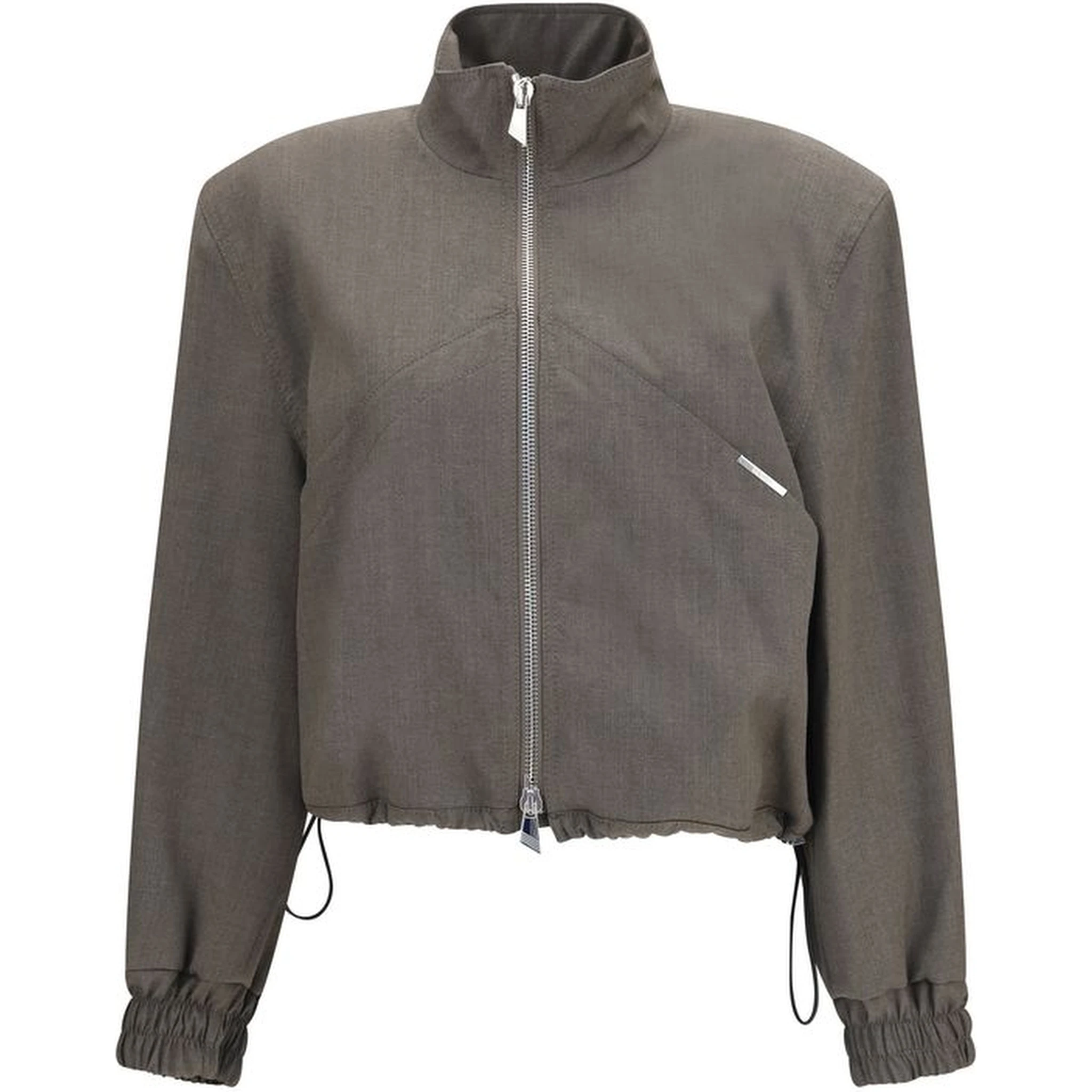 Brown Wool Oves Aries Bomber