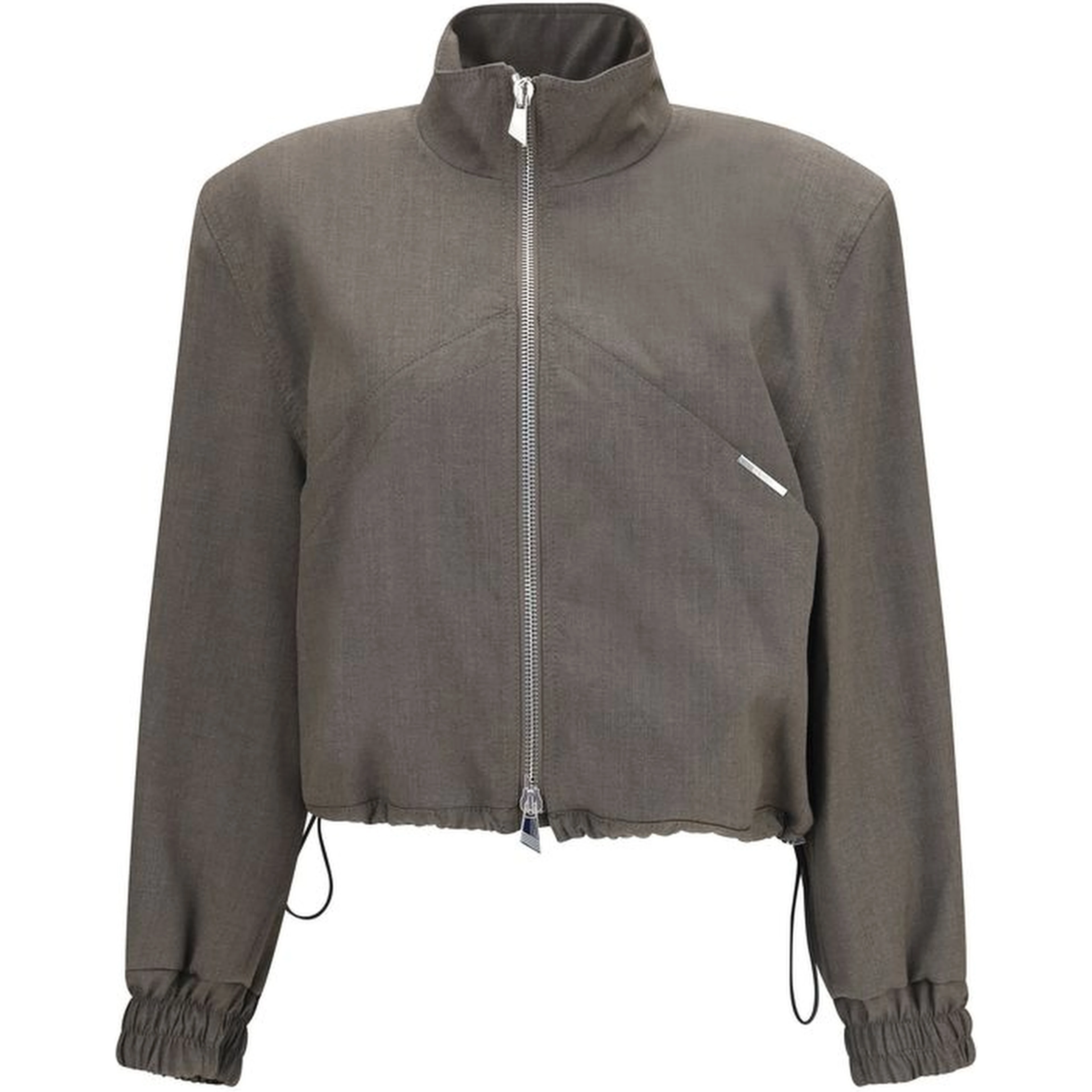 Brown Wool Oves Aries Bomber