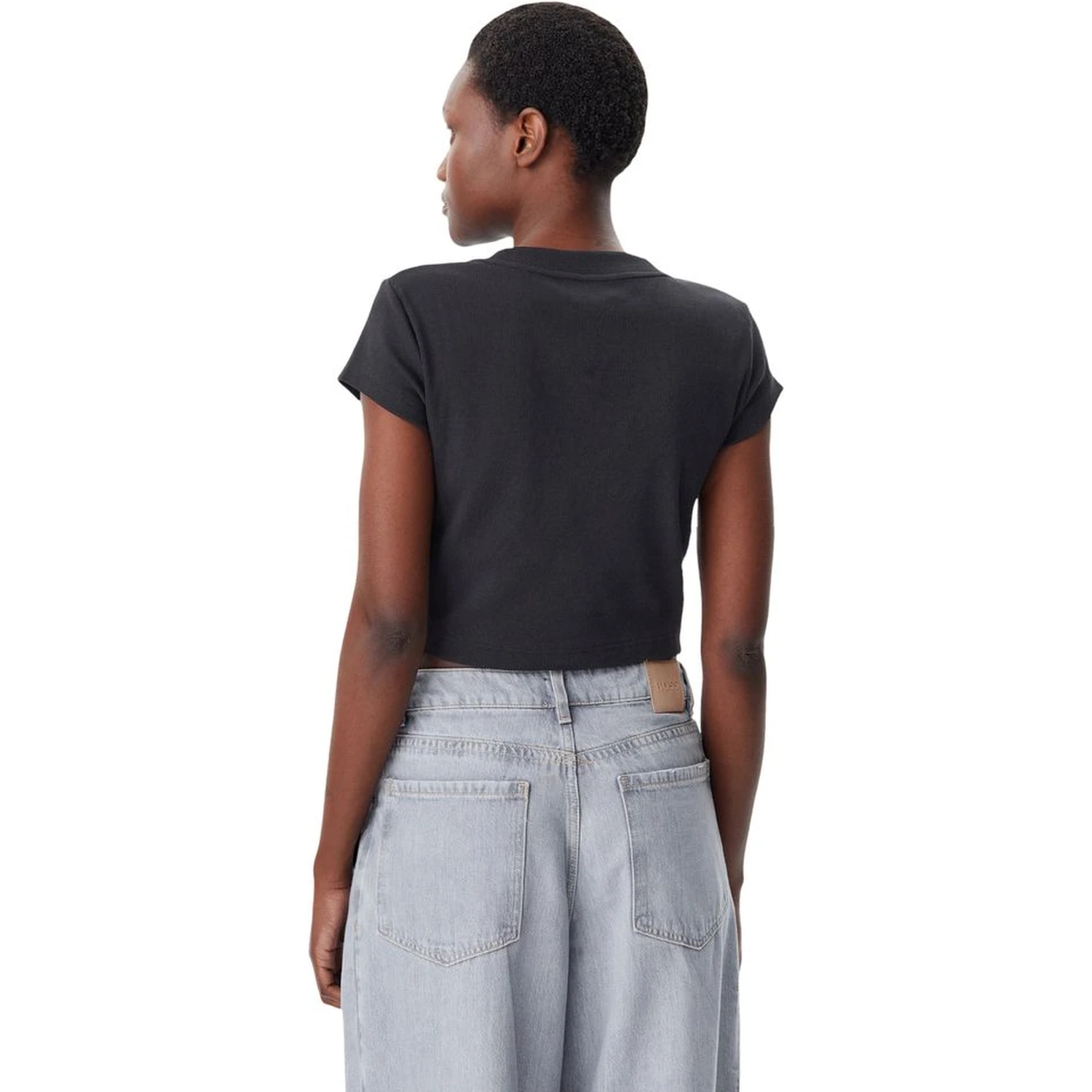 Black Cotton T-Shirt