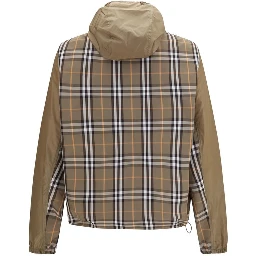 Brown Nylon Shell Jacket