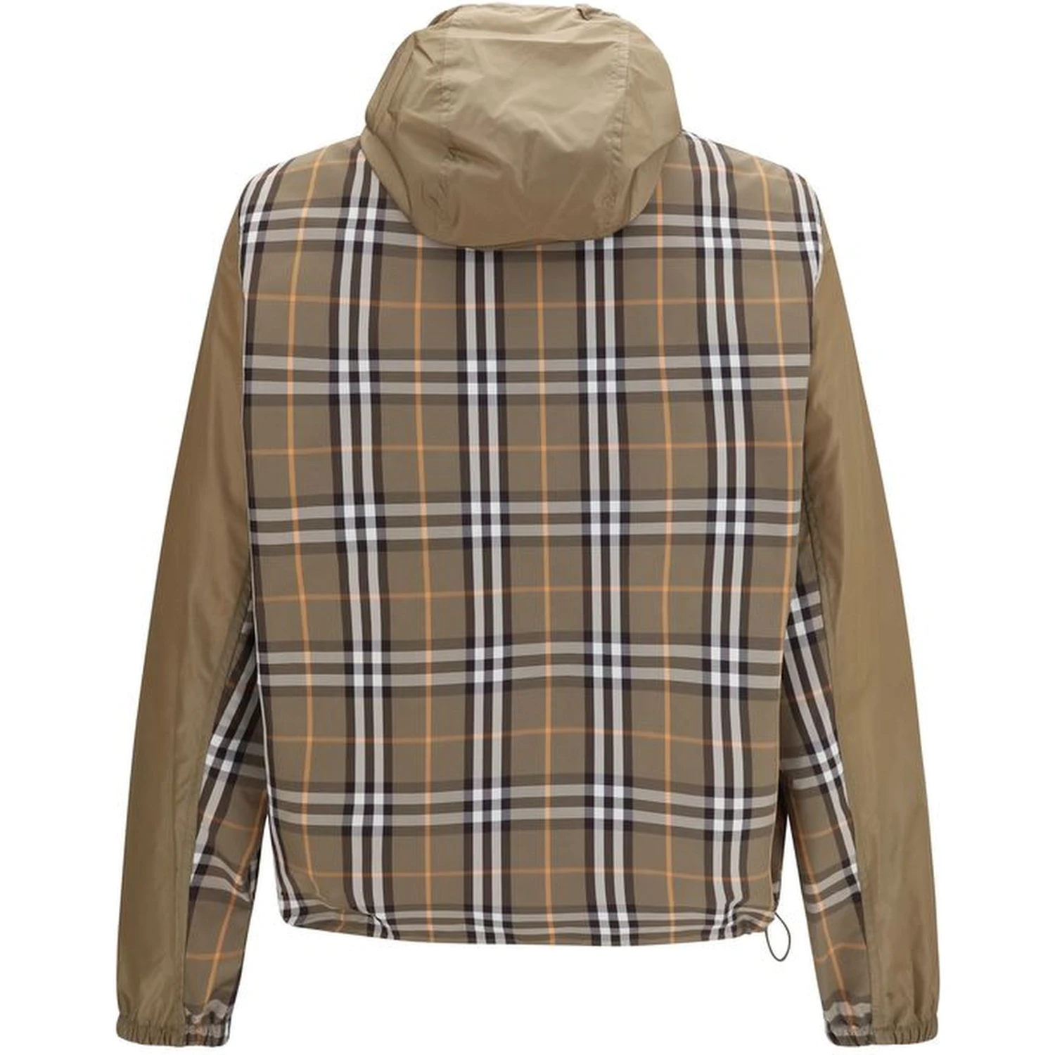 Brown Nylon Shell Jacket