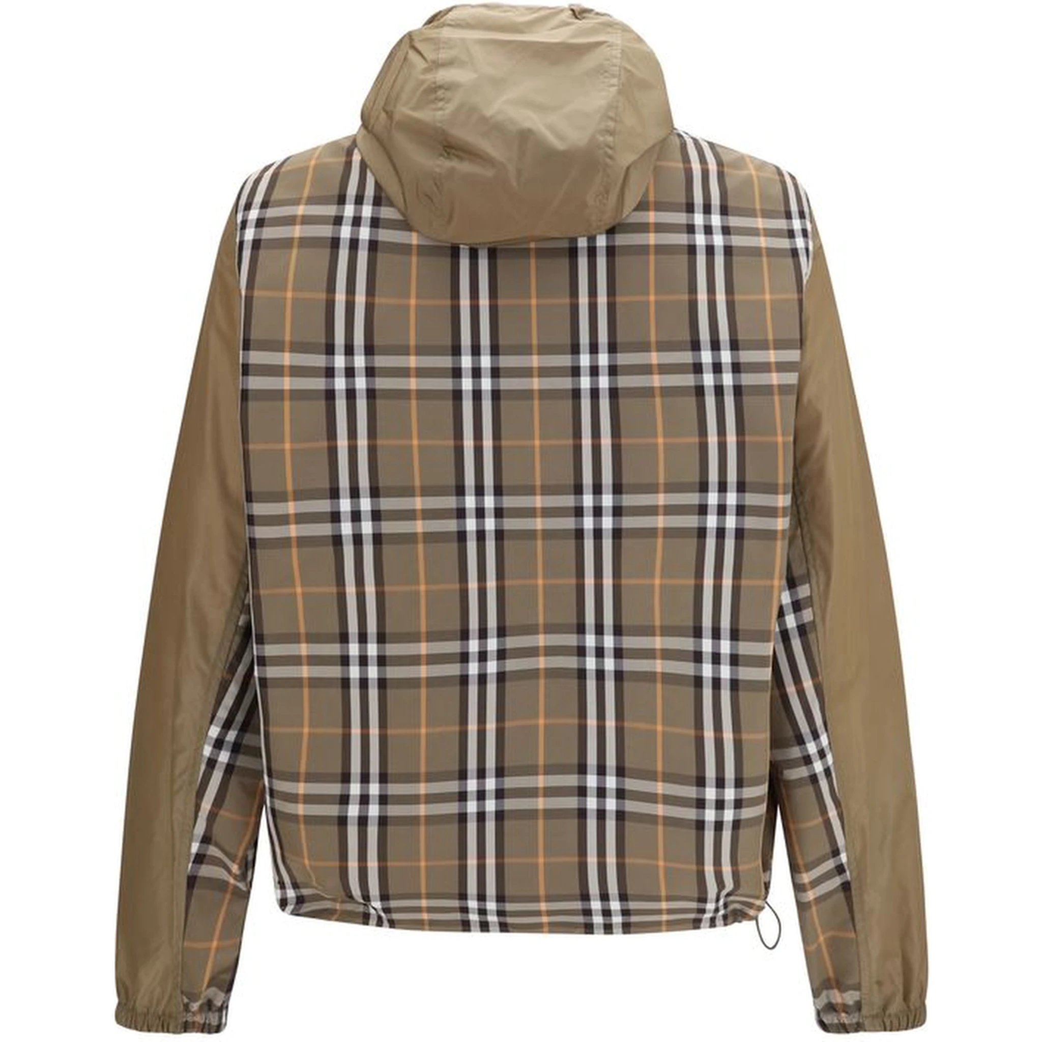 Brown Nylon Shell Jacket