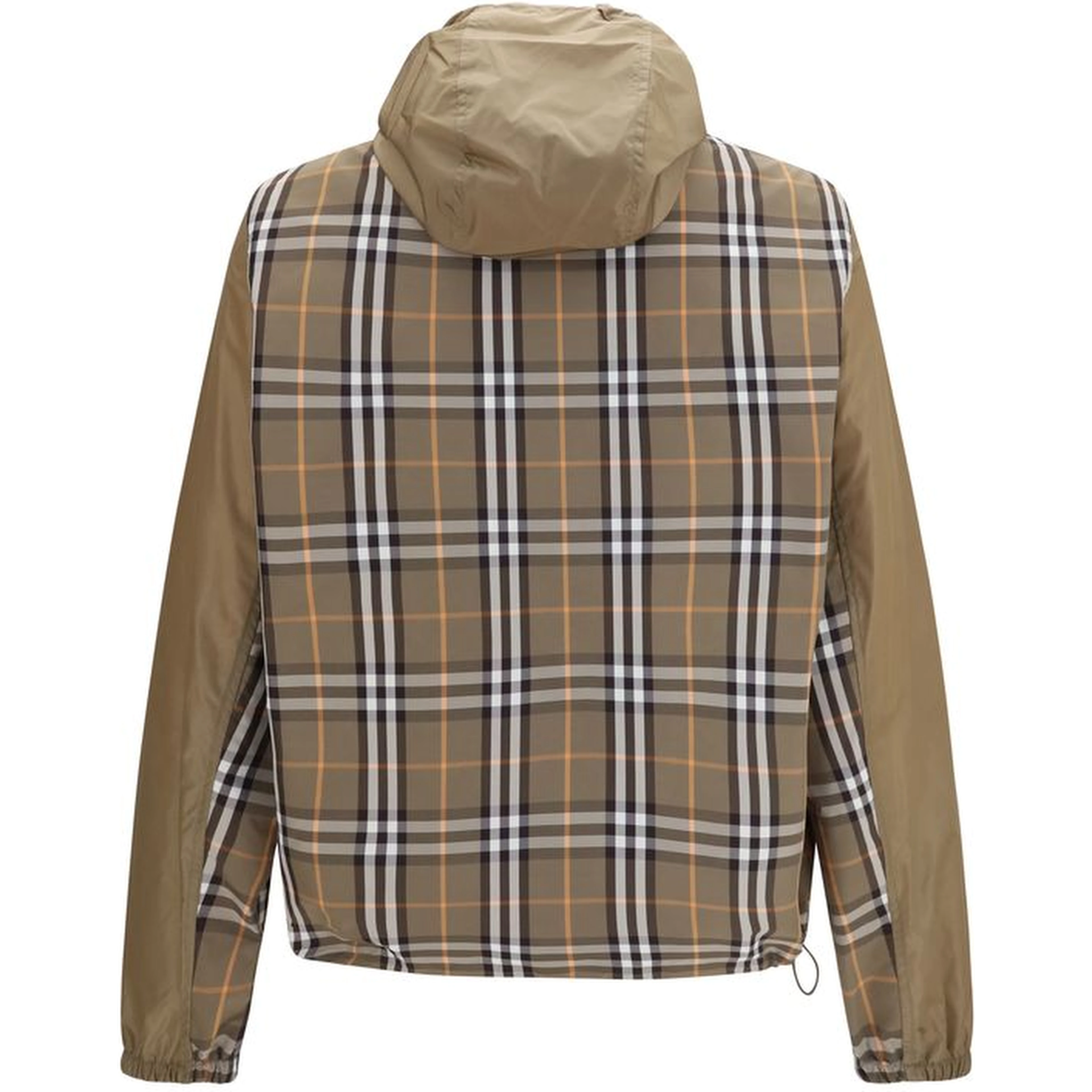 Brown Nylon Shell Jacket