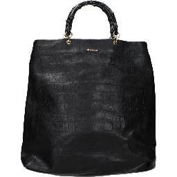 Black Leather Handbag