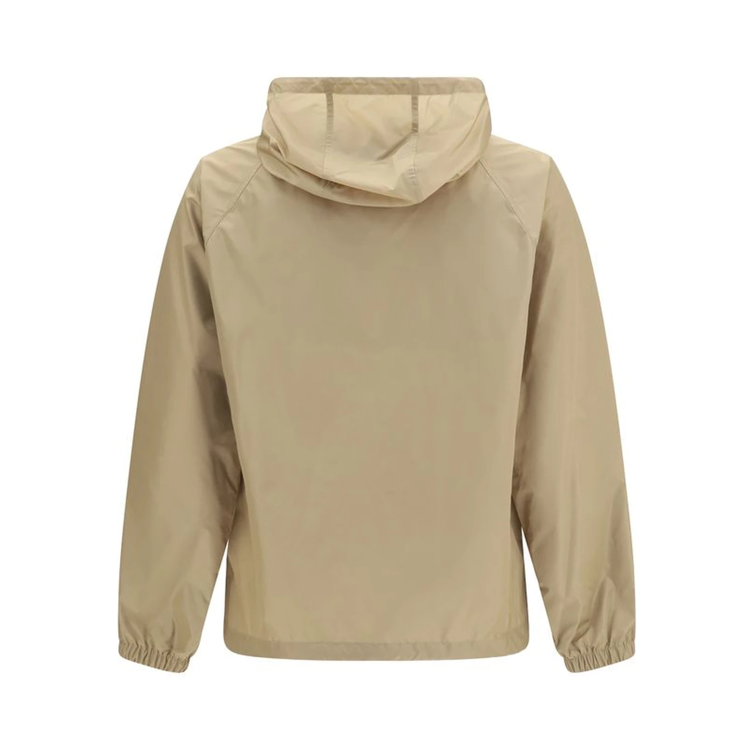 Beige Nylon Shell Jacket