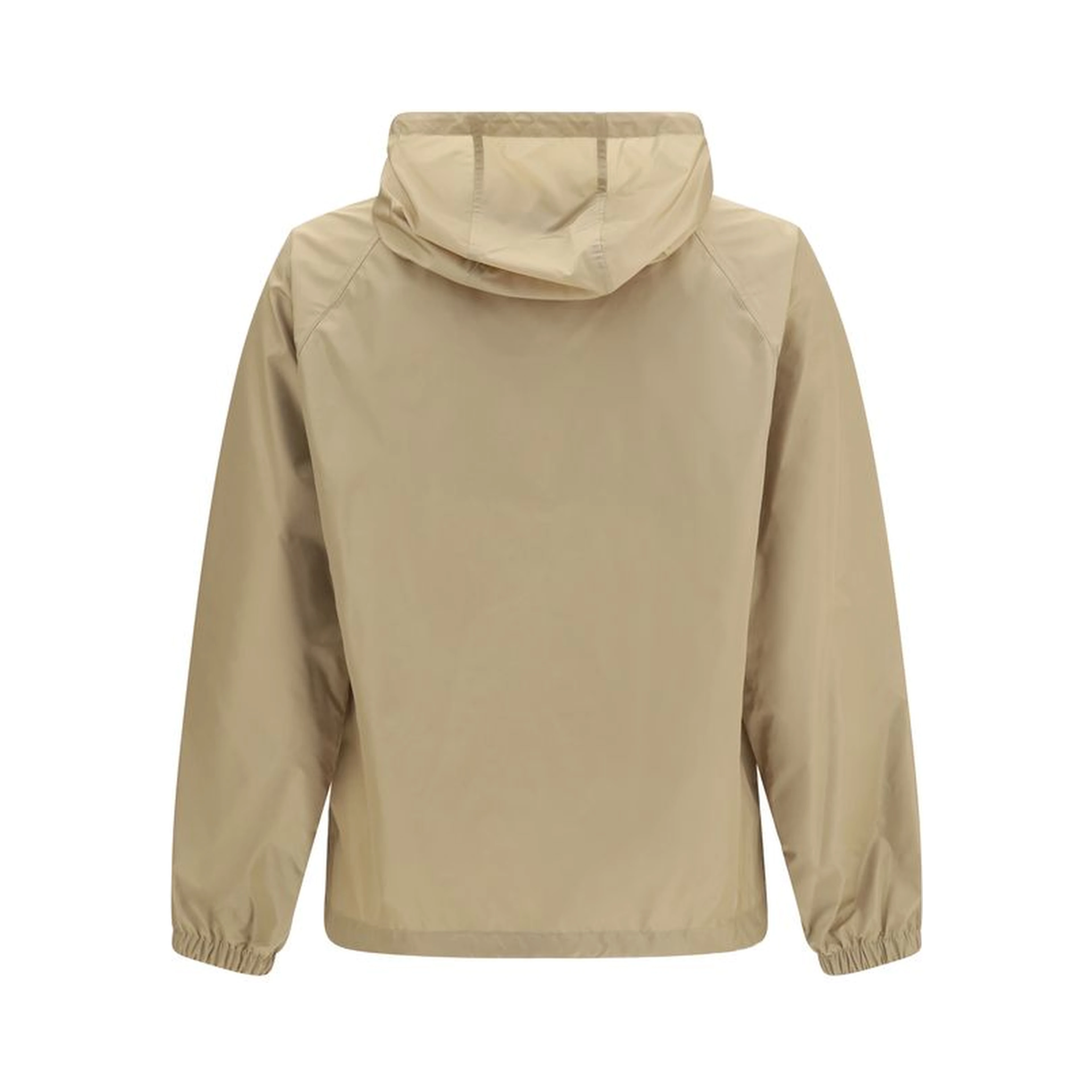 Beige Nylon Shell Jacket