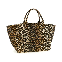 Brown Recycled Cotton Tote Bag