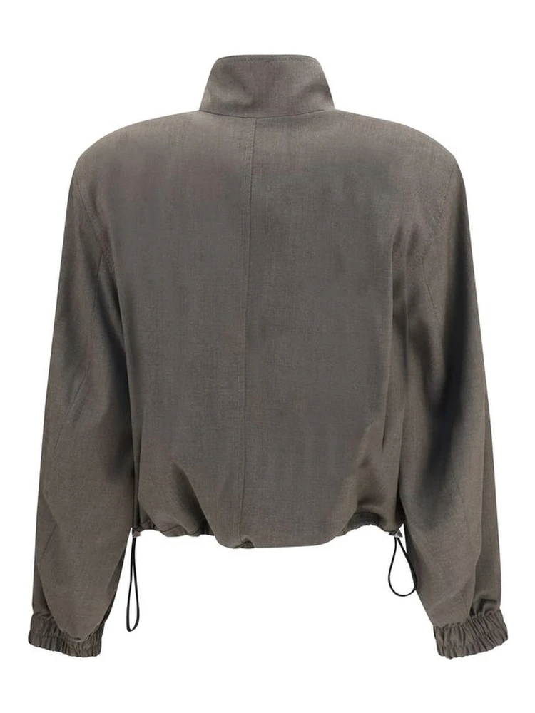 Brown Wool Oves Aries Bomber alternative