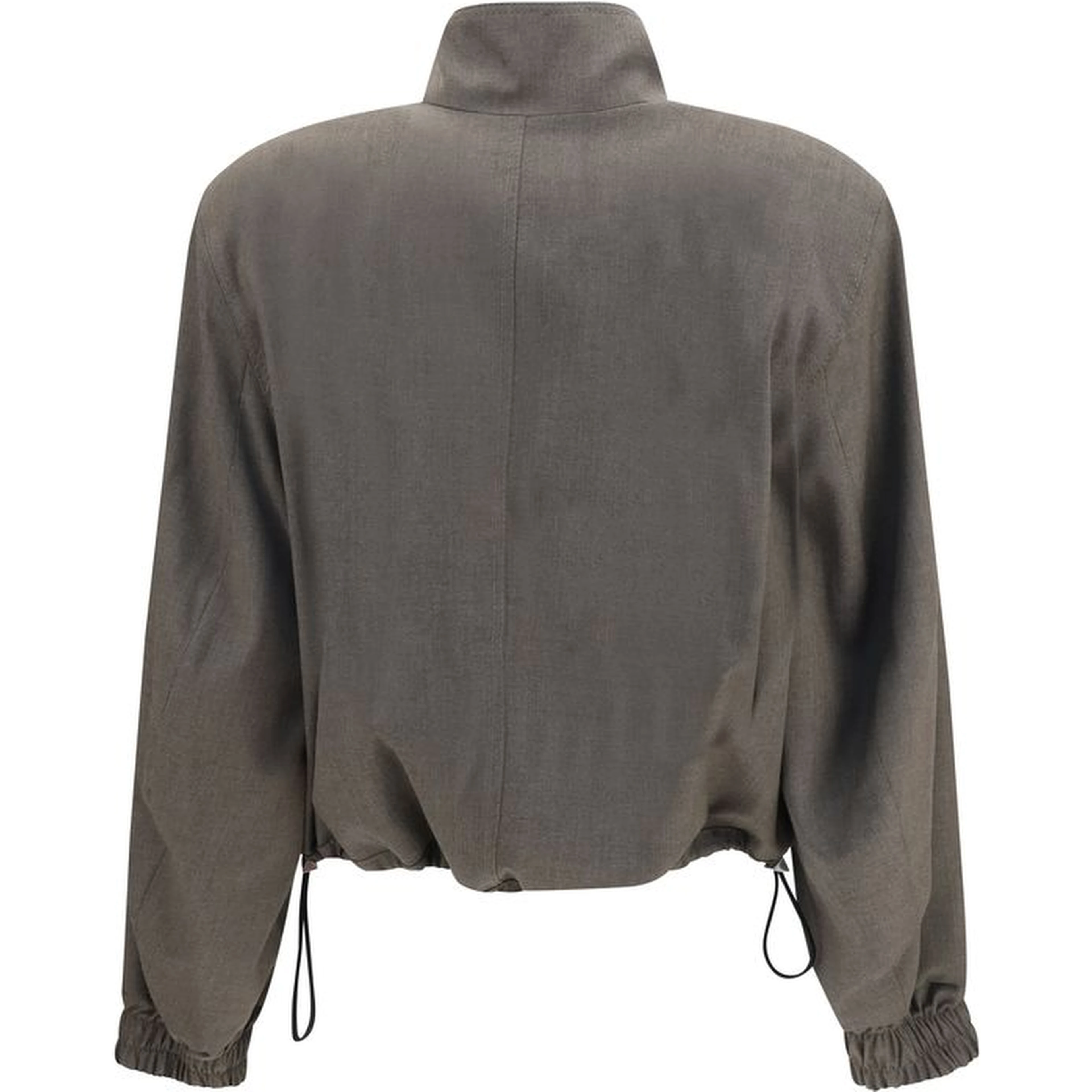 Brown Wool Oves Aries Bomber