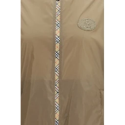 Brown Nylon Shell Jacket