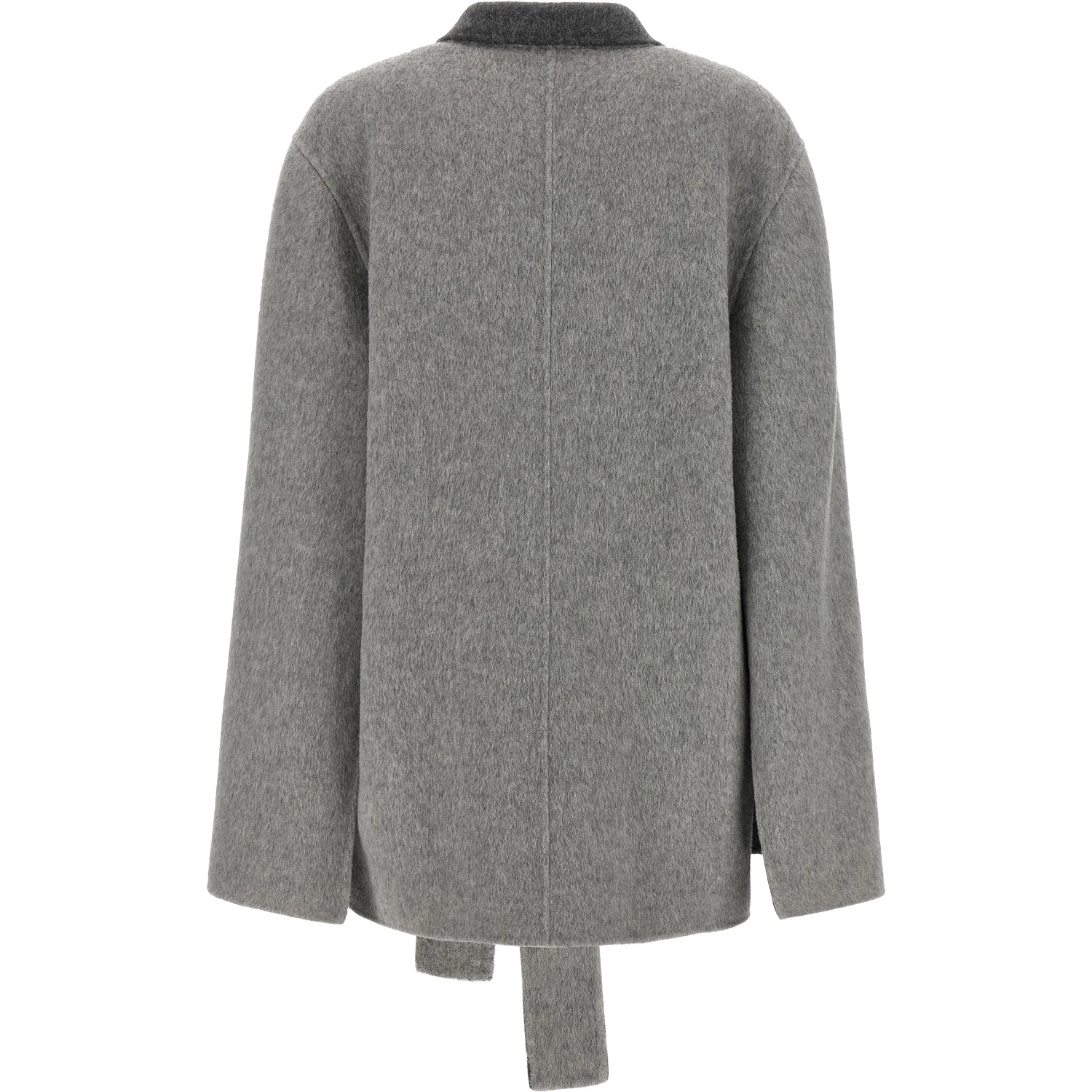 Gray Wool Cardigan