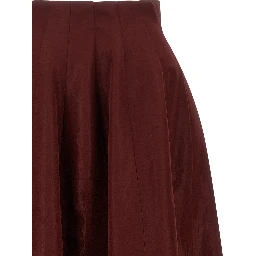 Multicolor Triacetate Mini Skirt