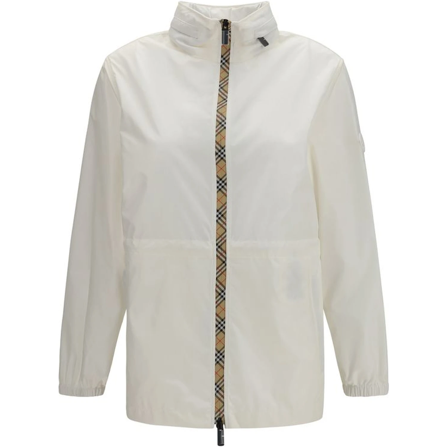 White Polyamide Shell Jacket