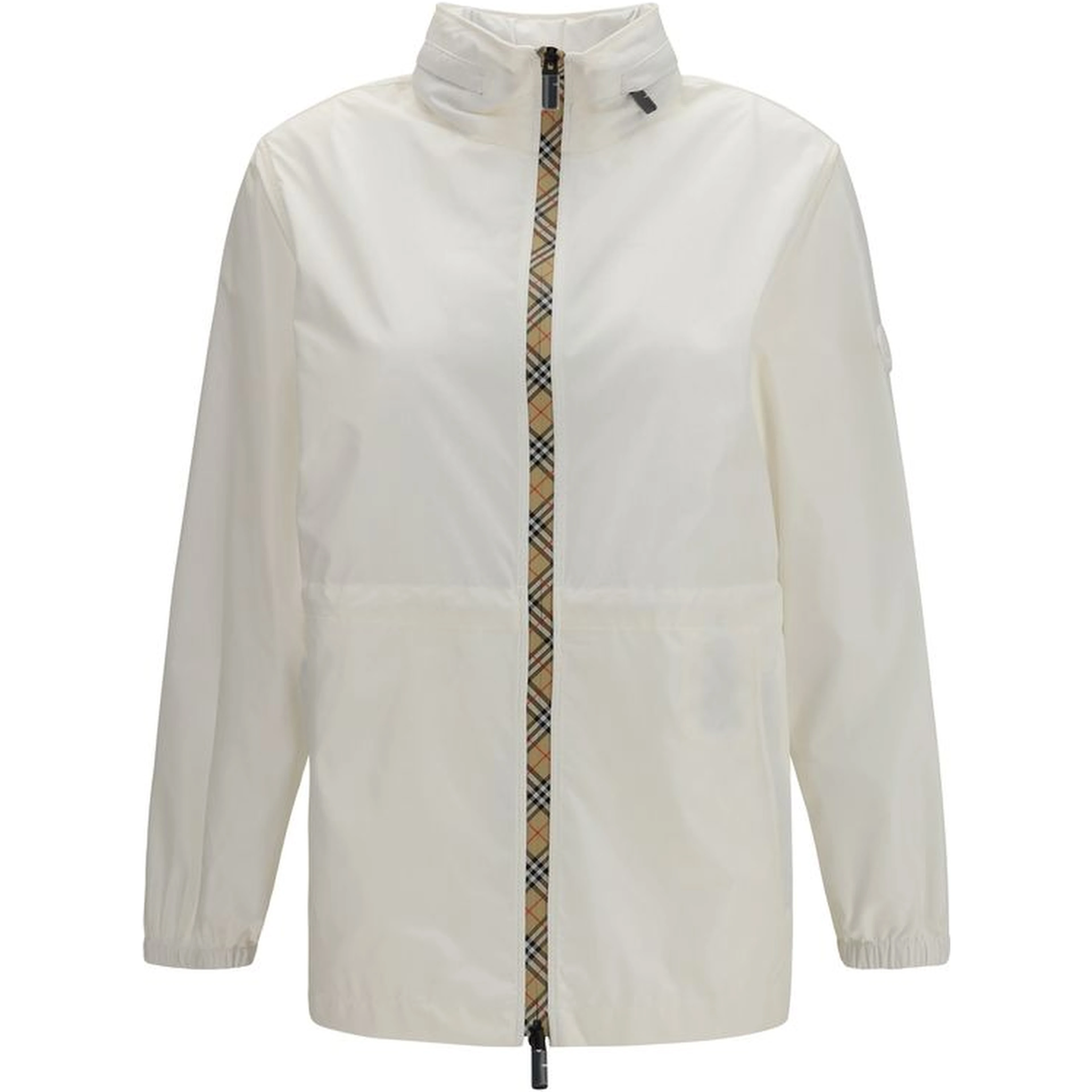 White Polyamide Shell Jacket