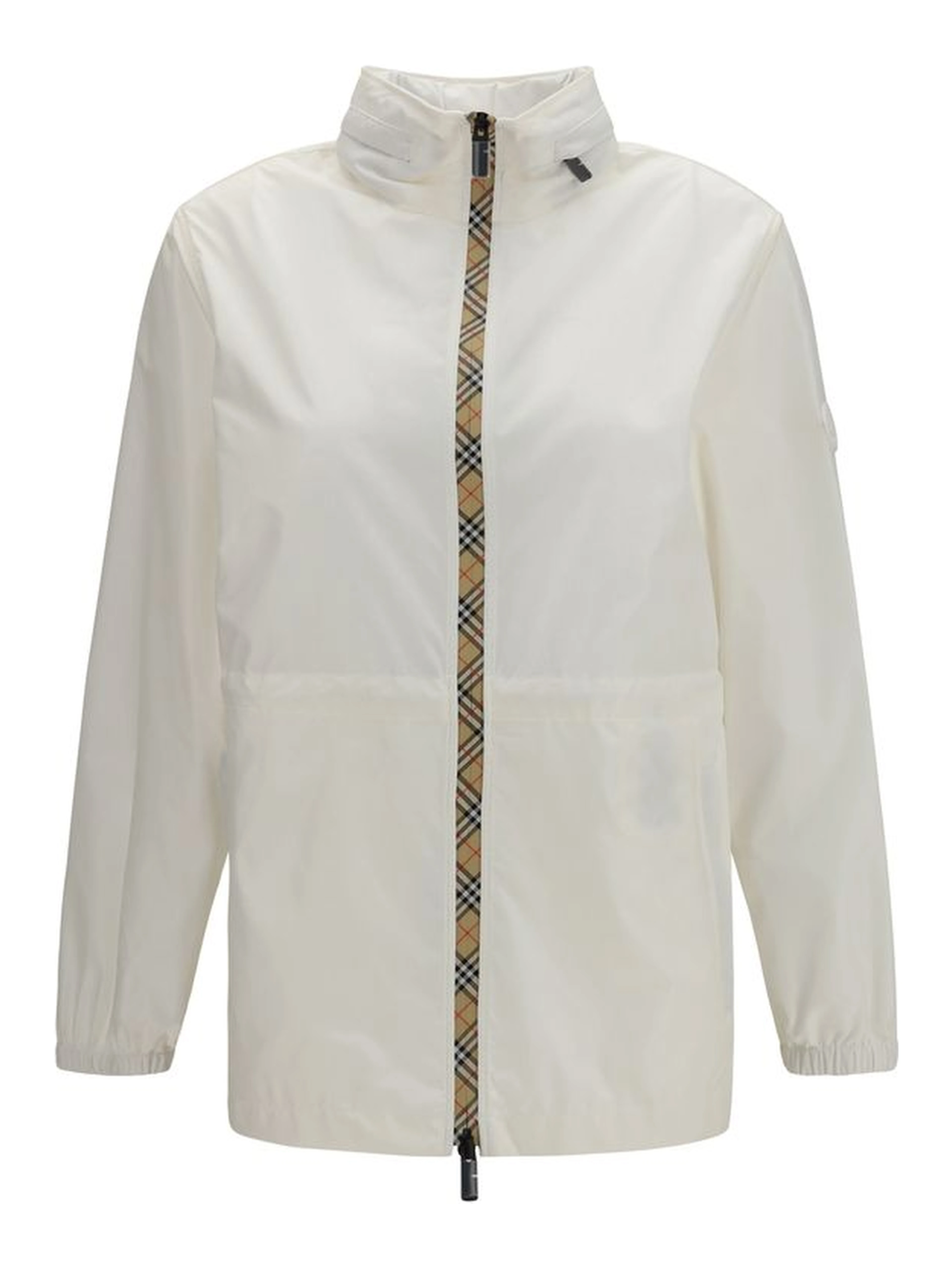 White Polyamide Shell Jacket