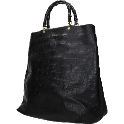 Black Leather Handbag