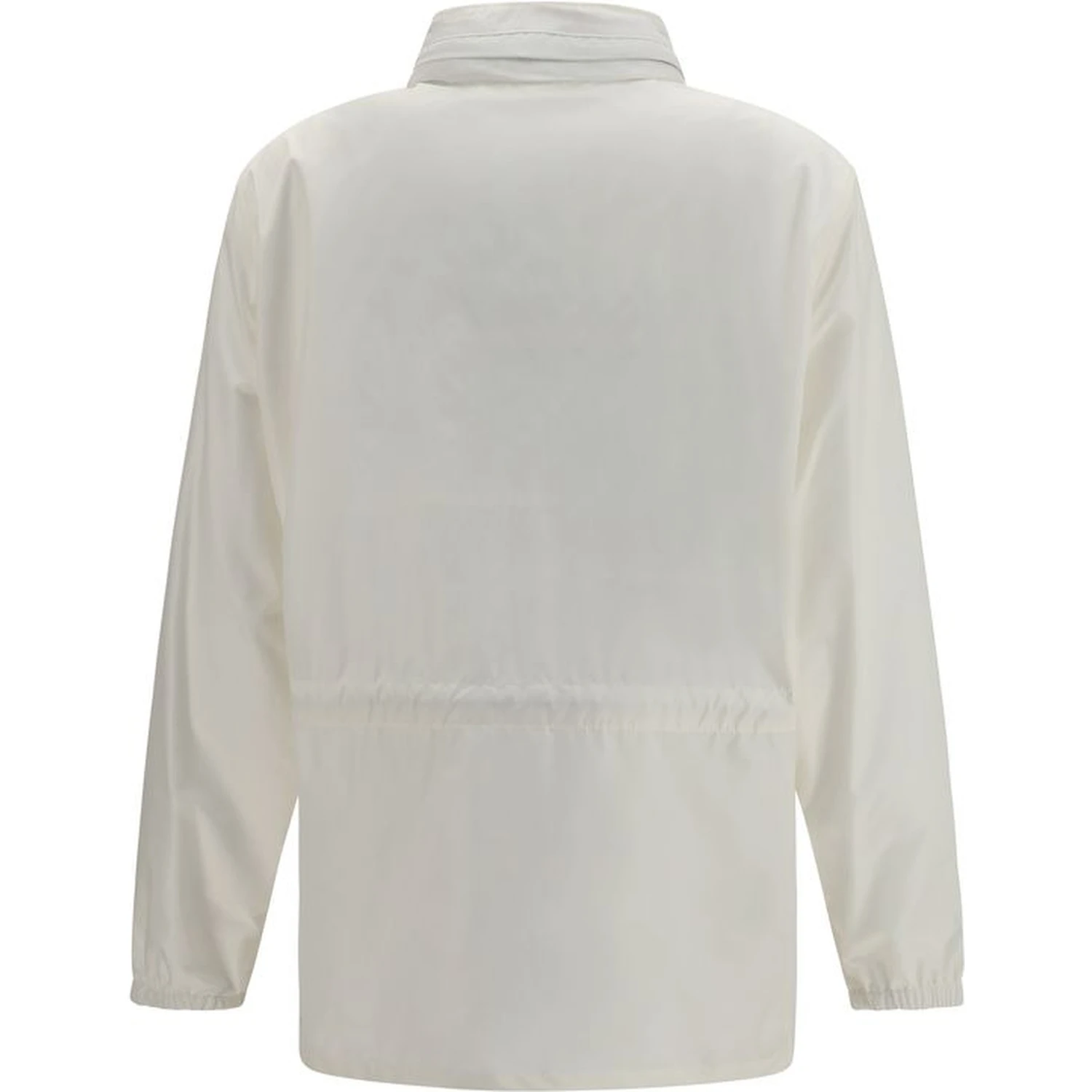 White Polyamide Shell Jacket