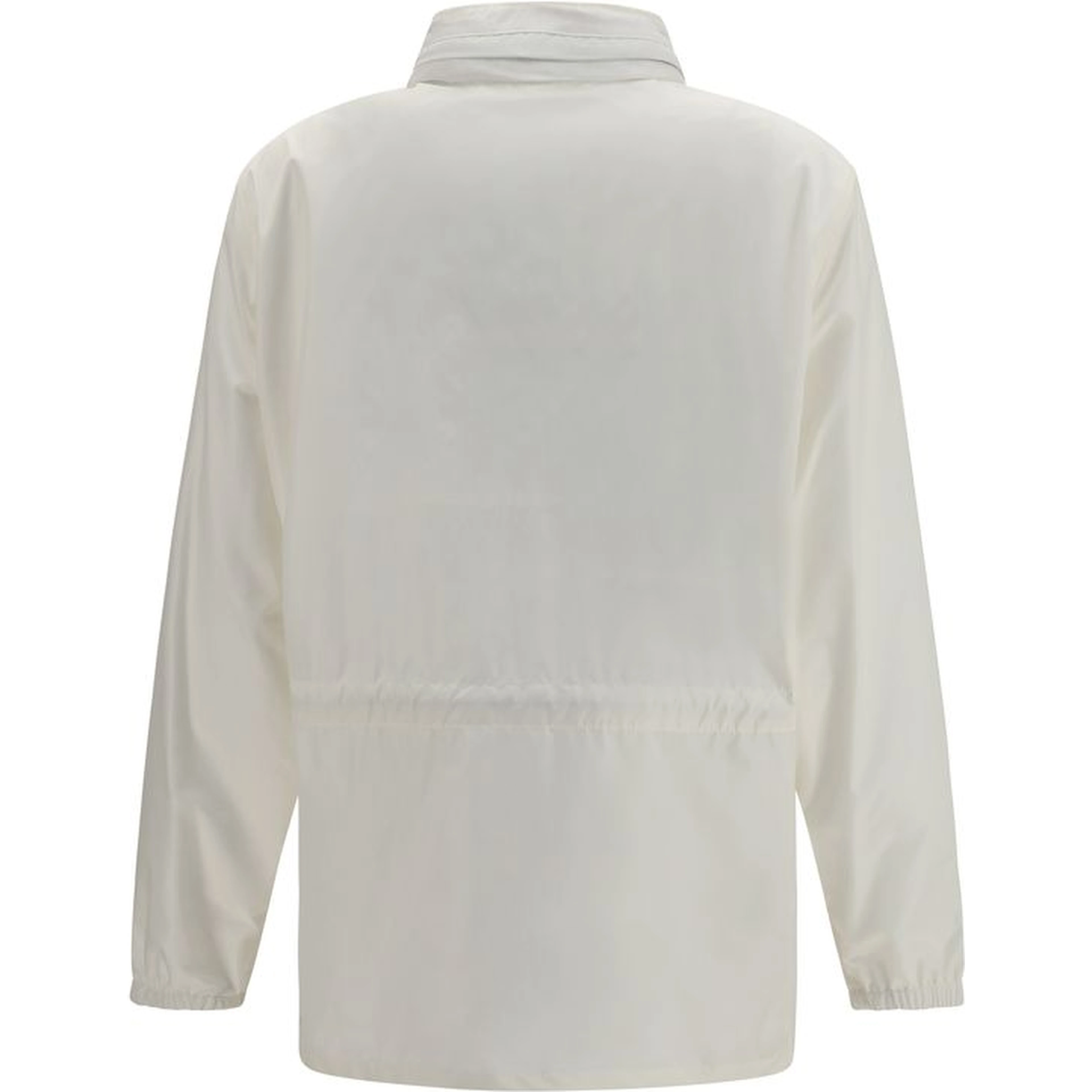 White Polyamide Shell Jacket