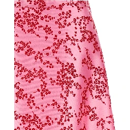 Multicolor Polyester Mini Skirt