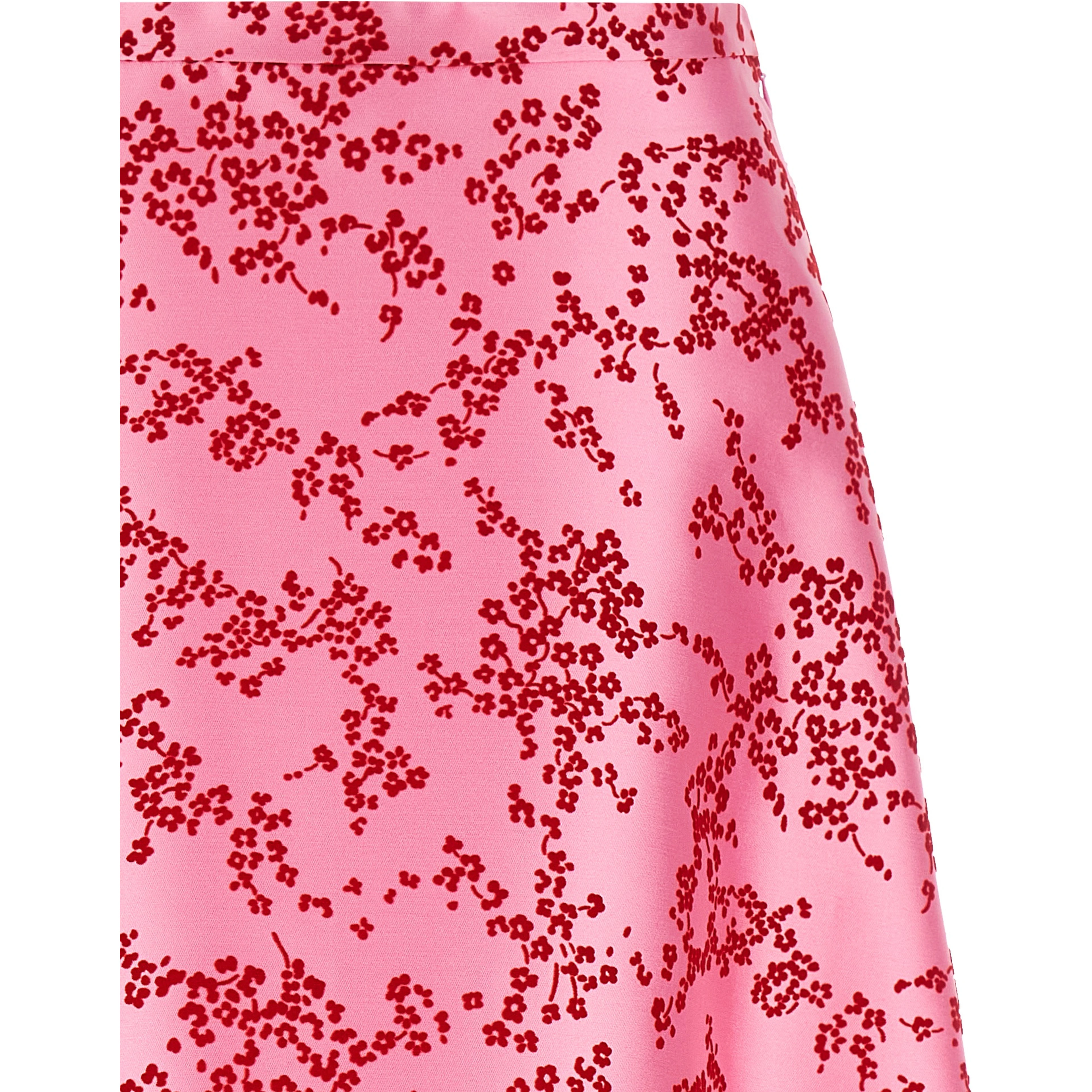 Multicolor Polyester Mini Skirt