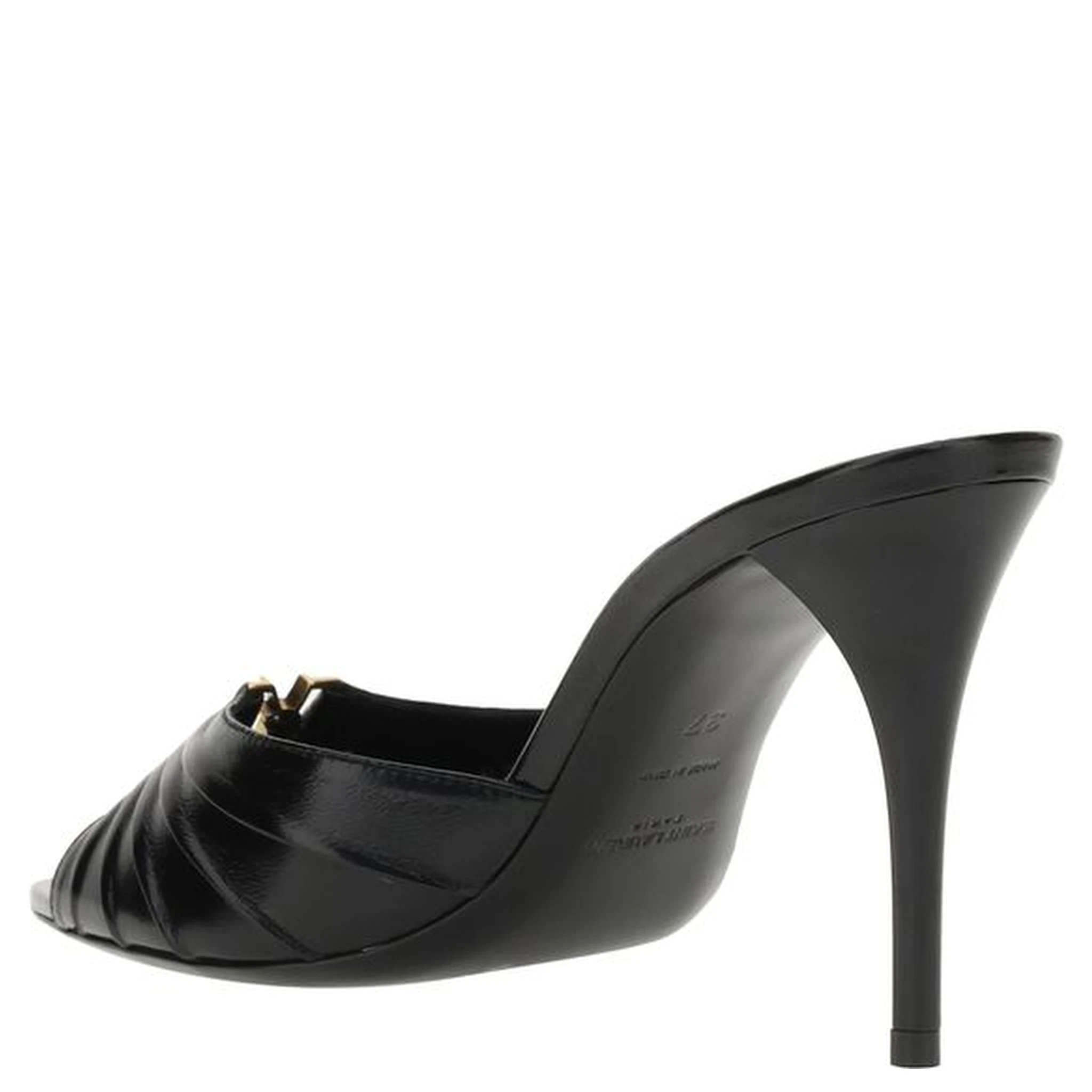 Black Lamb Ovis Aries Aries Stiletto Heel Sandals