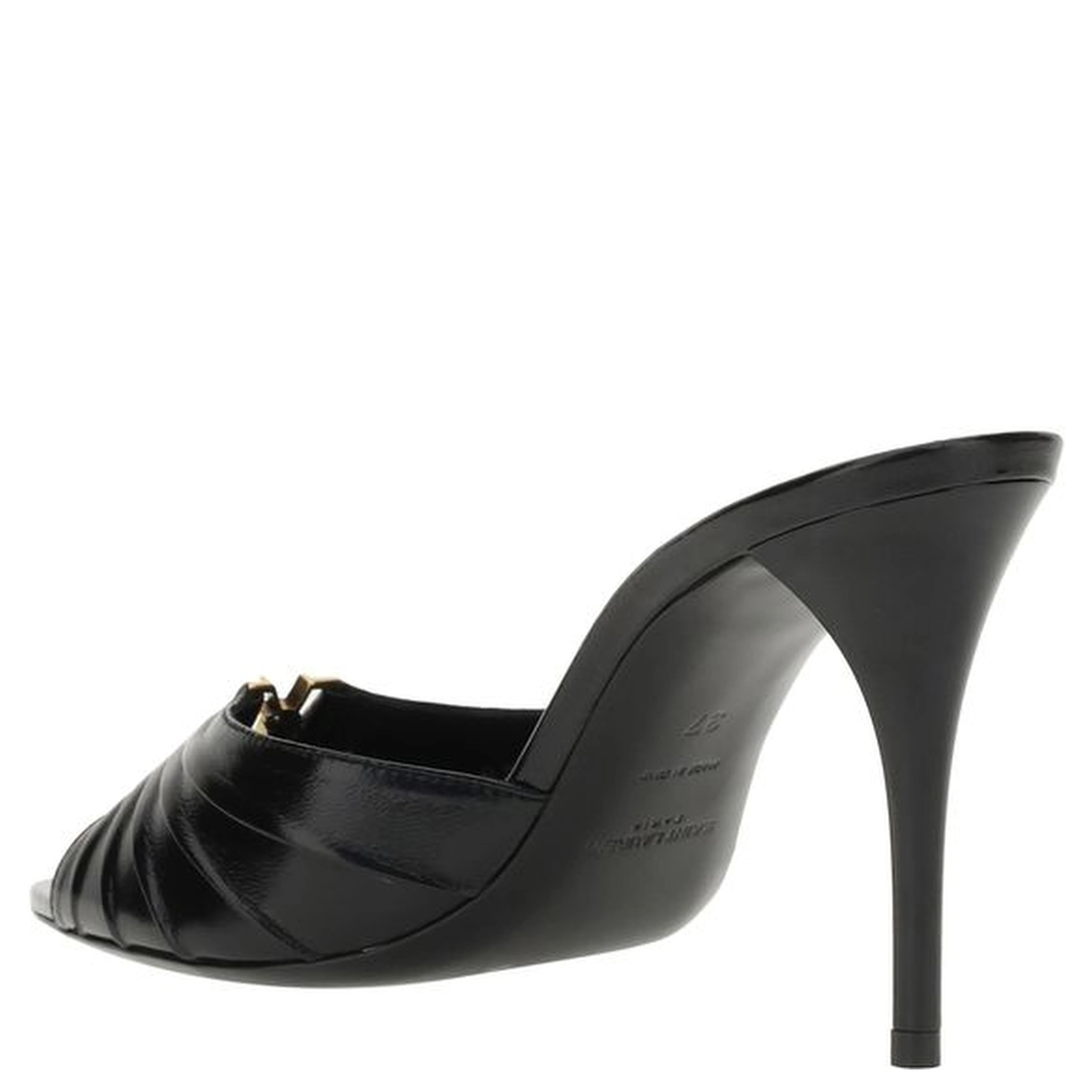 Black Lamb Ovis Aries Aries Stiletto Heel Sandals