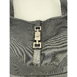 GUCCI JACKIE Leather and Canvas Handbag