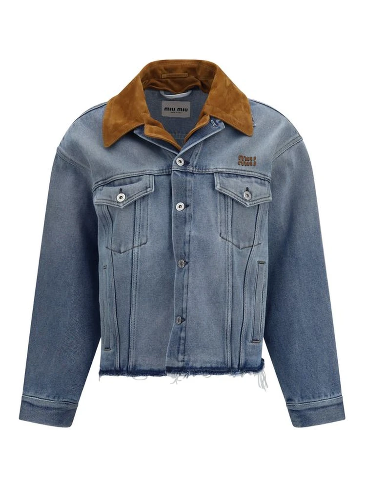 Blue Cotton Denim Jacket