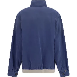 Blue Cotton Bomber