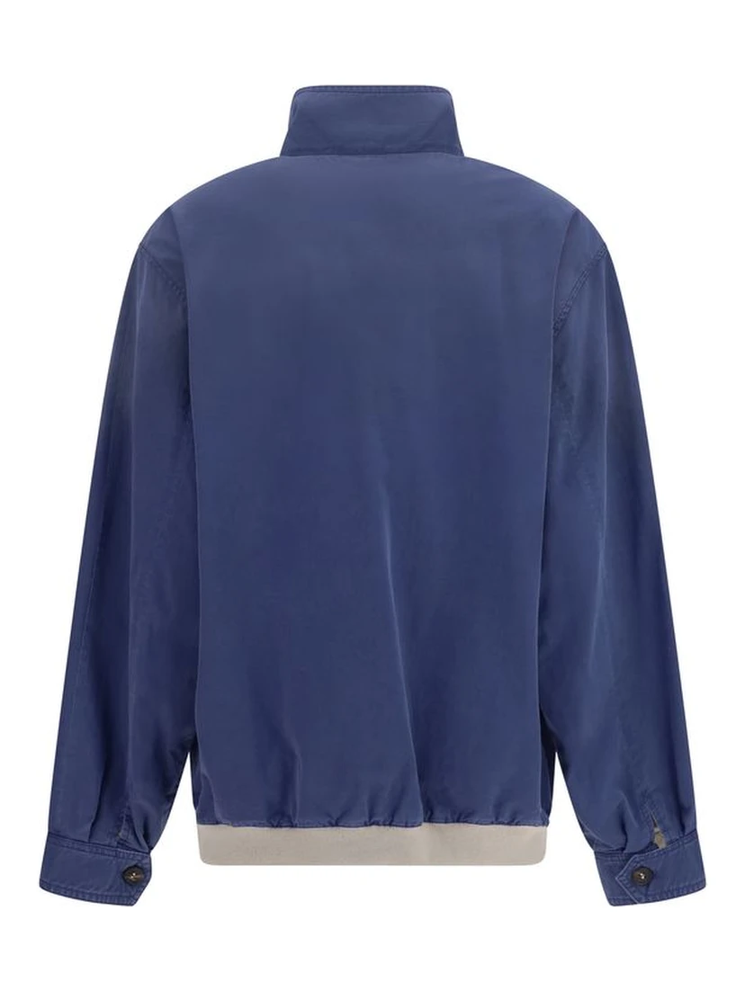 Blue Cotton Bomber