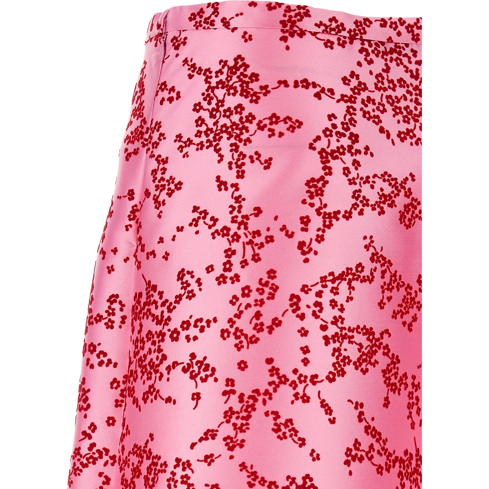 Multicolor Polyester Mini Skirt
