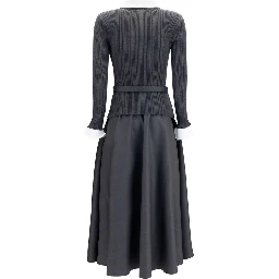 Gray Polyamide Casual Dress
