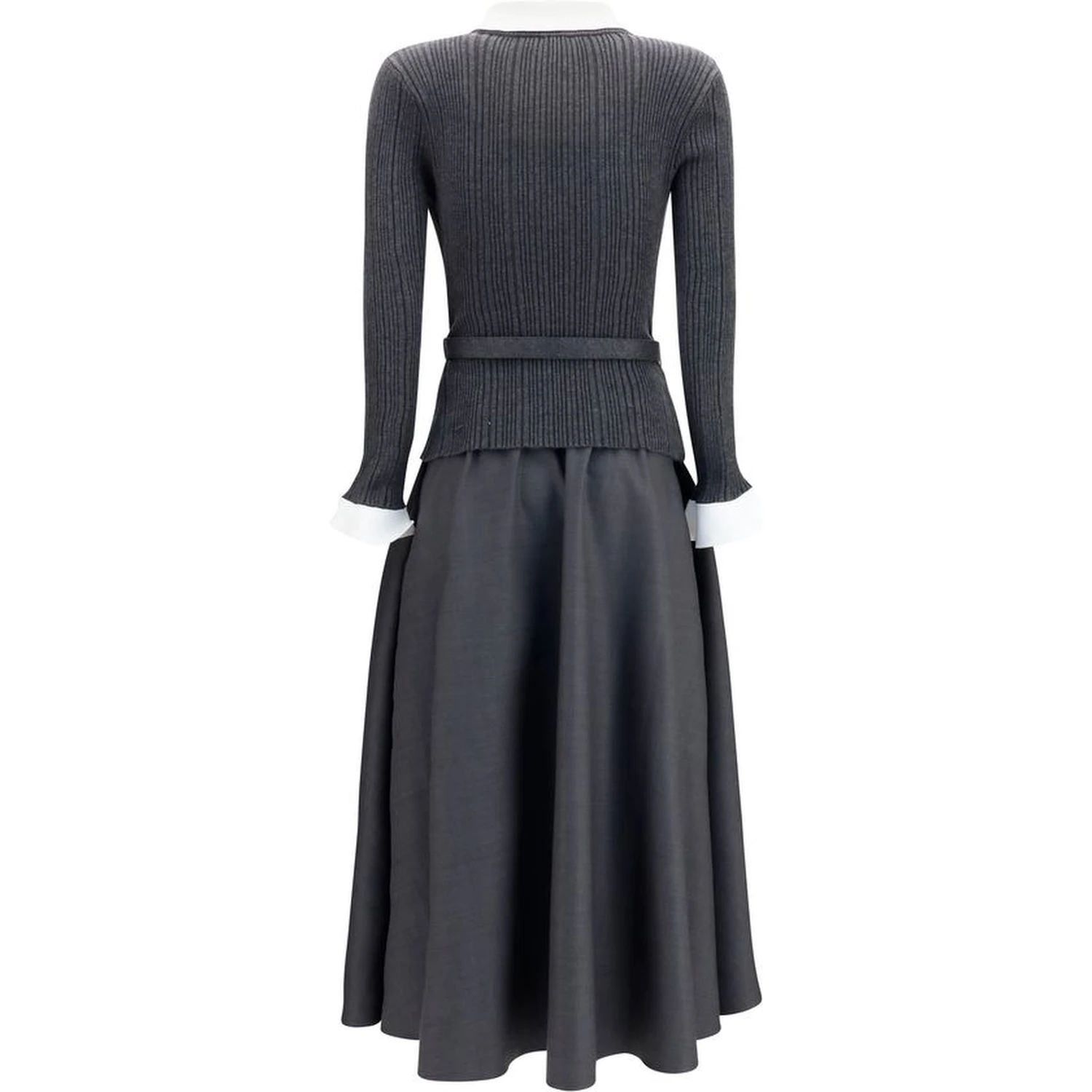 Gray Polyamide Casual Dress