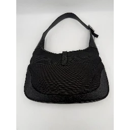 GUCCI JACKIE Leather and Canvas Handbag