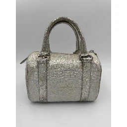 FENDI Mini Bauletto FF Zucchino Laminated Handbag