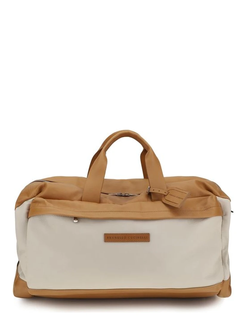 Beige Calf Leather Bos Taurus Luggage And Travel