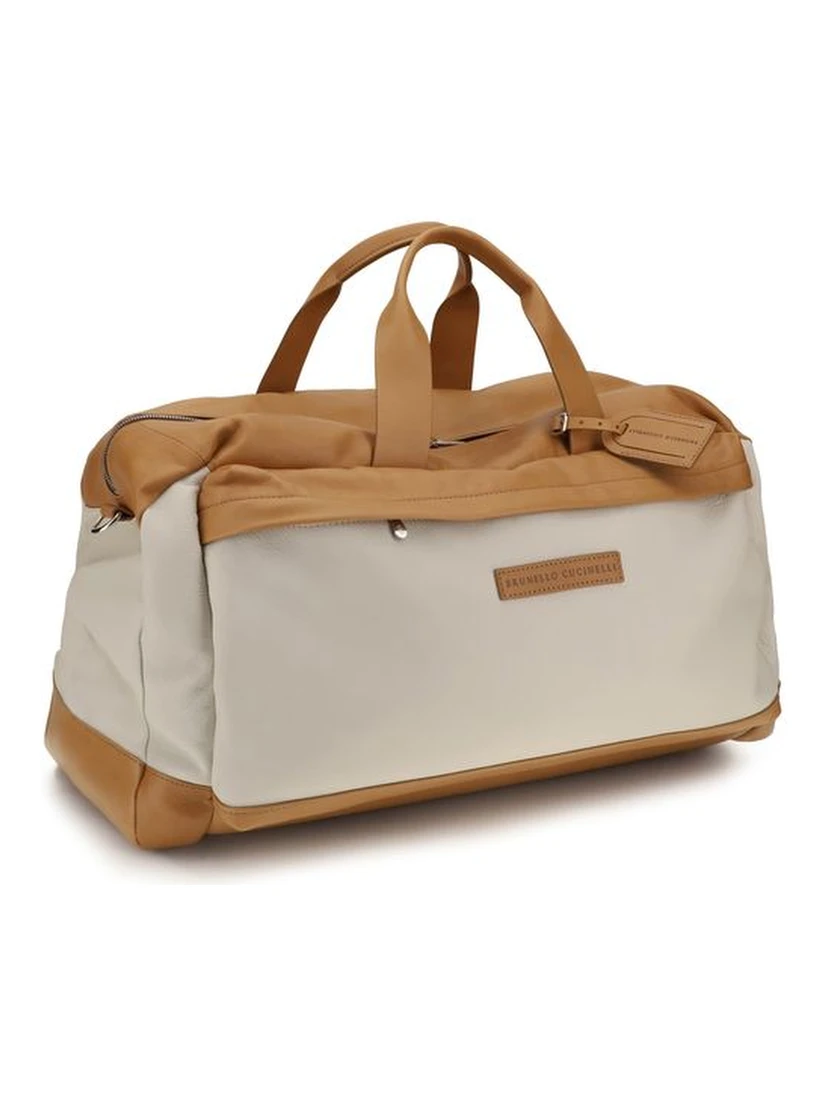Beige Calf Leather Bos Taurus Luggage And Travel