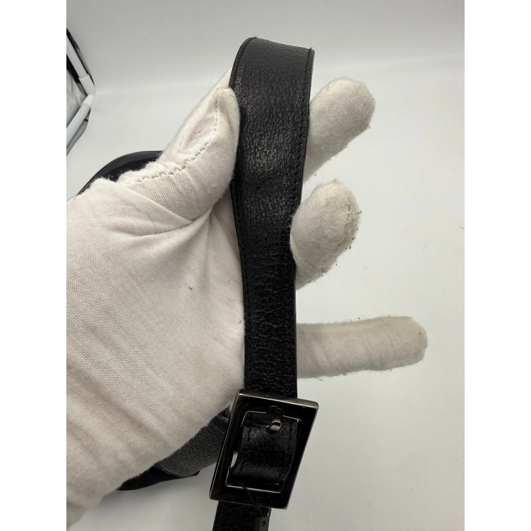 GUCCI JACKIE Leather and Canvas Handbag