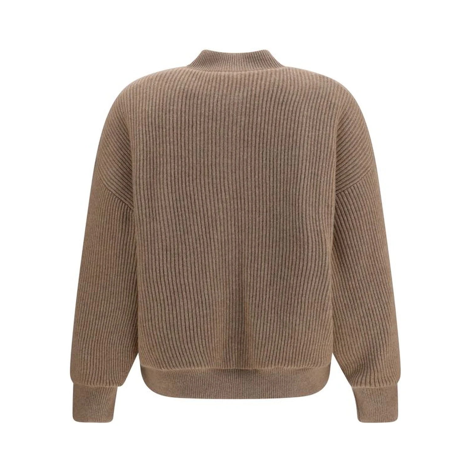 Beige Cashmere Bomber