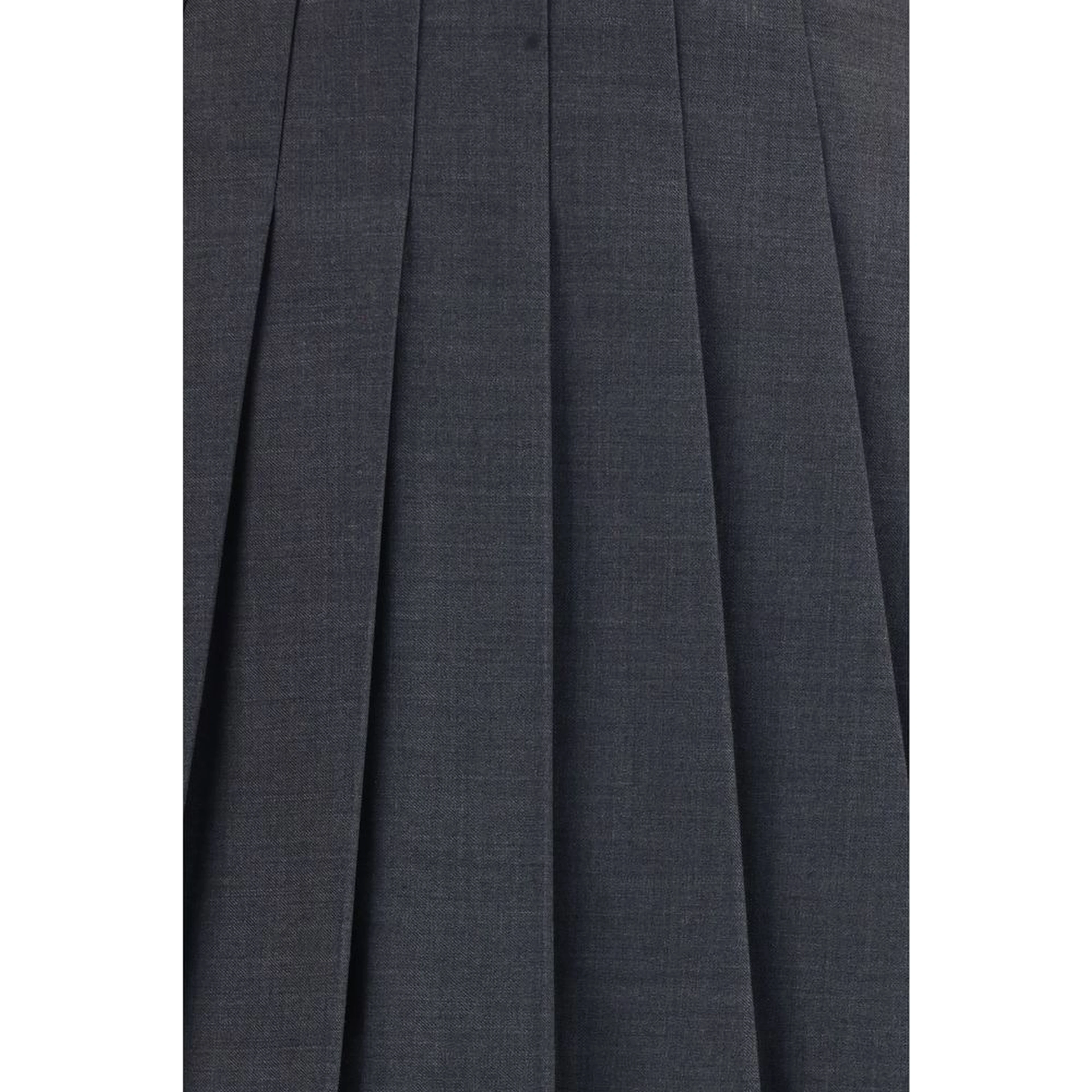 Gray Polyamide Mini Skirt