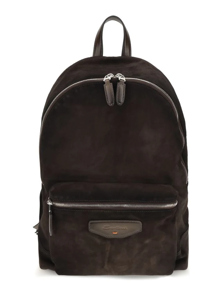 Brown Calf Leather Bos Taurus Backpack